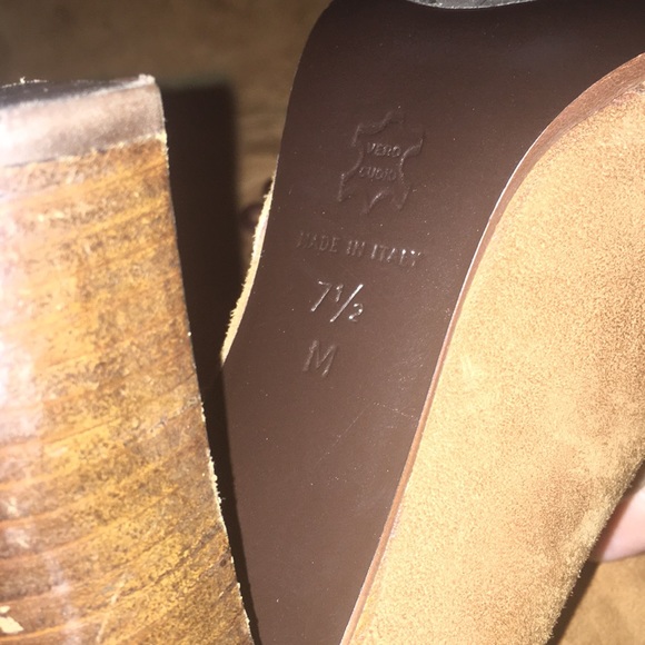 🎉HP🎉 DVF Brown Suede Rand Love Knot Heeled Boots - Picture 6 of 8